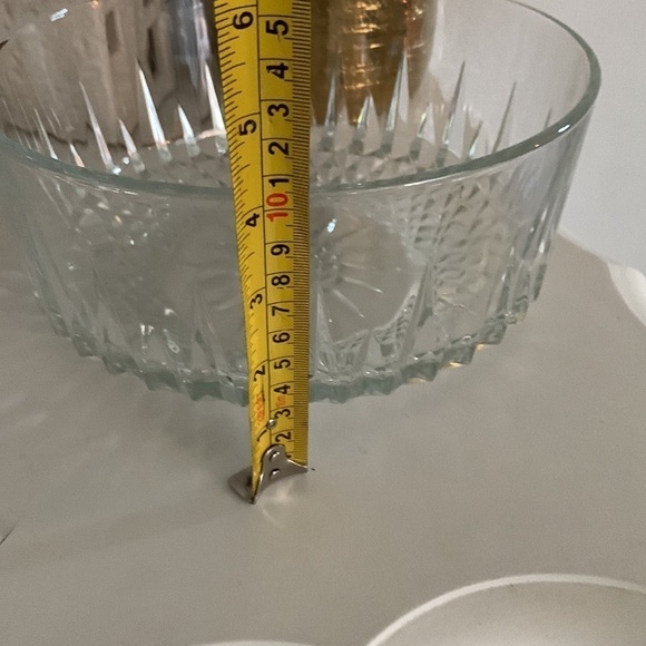 Vintage‎ Arcoroc Decorative Glass Bowl 1960’s Made in France clear fruits decor - Picture 6 of 10